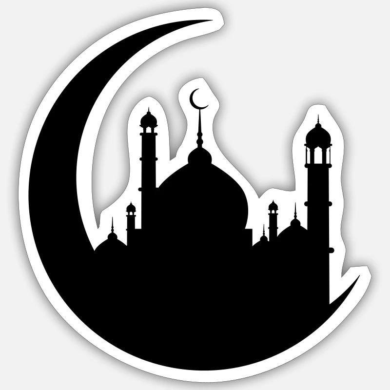 mosquée Sticker taille S (10 x 10 cm)
