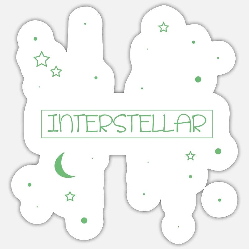 Interstellar Sticker Größe S (10 x 10 cm)
