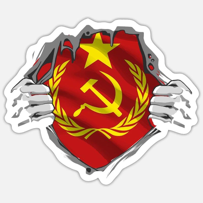 Communism gift Sticker size S (10 x 10 cm)