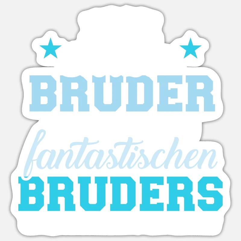 Bruder Sticker Größe S (10 x 10 cm)