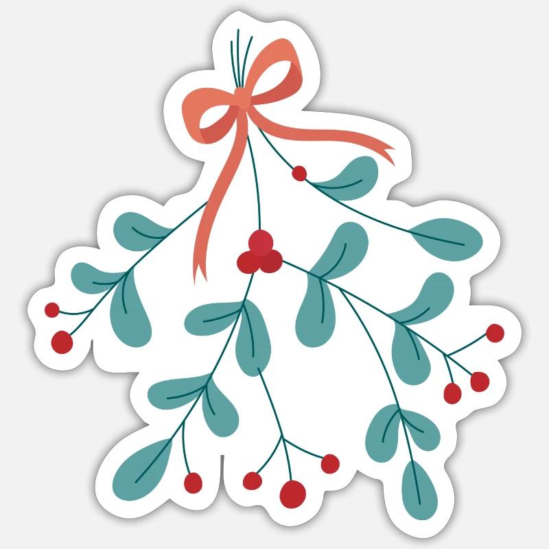 Mistletoe Sticker size S (10 x 10 cm)