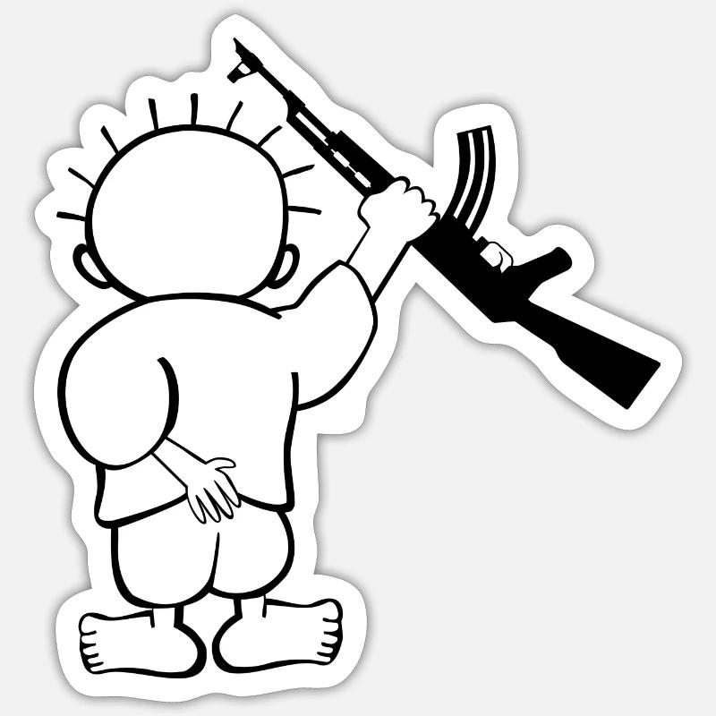 Sticker taille S (10 x 10 cm) - 