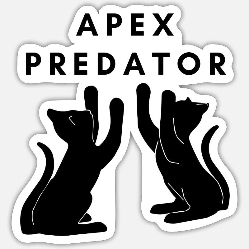 APEX PREDATOR CAT-MODUS Sticker Größe S (10 x 10 cm)