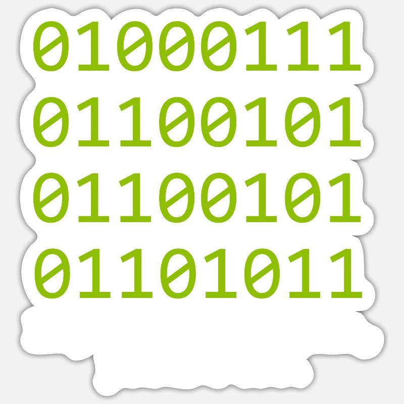 debugging programmer computer science computer nerd - Sticker size S (10 x 10 cm) - white matte