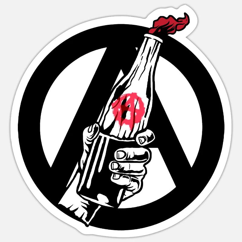 Anarchy Sticker size S (10 x 10 cm)
