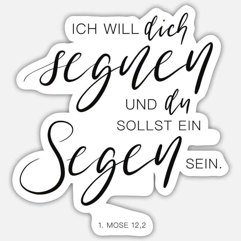 I will bless you Sticker size S (10 x 10 cm)