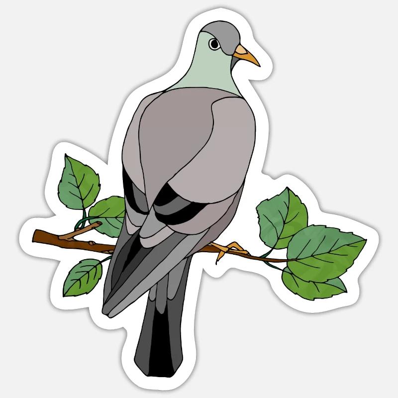 Vogel Sticker Größe S (10 x 10 cm)