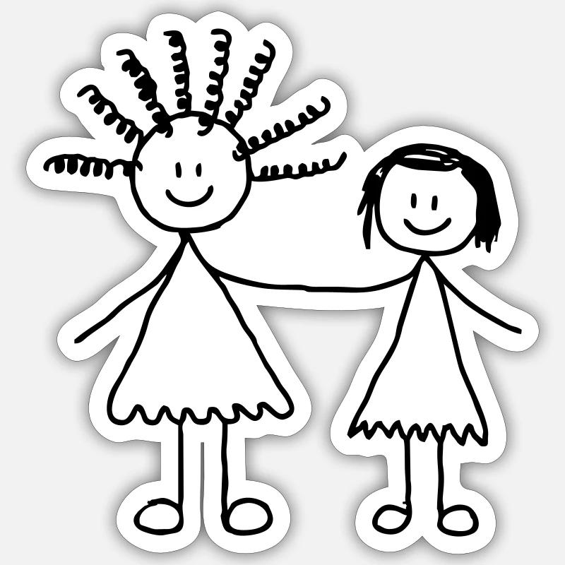Sticker taille S (10 x 10 cm) - 