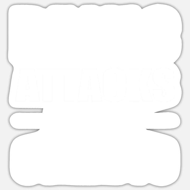 Panic attacks cardio. With mental illness Sticker size S (10 x 10 cm)