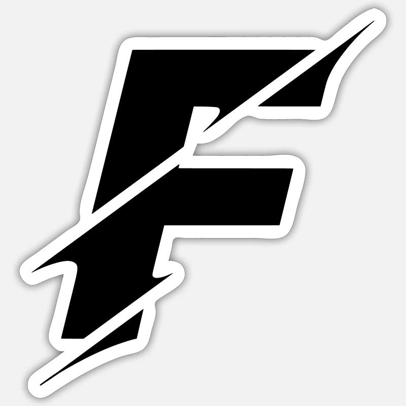 F Sticker taille S (10 x 10 cm)