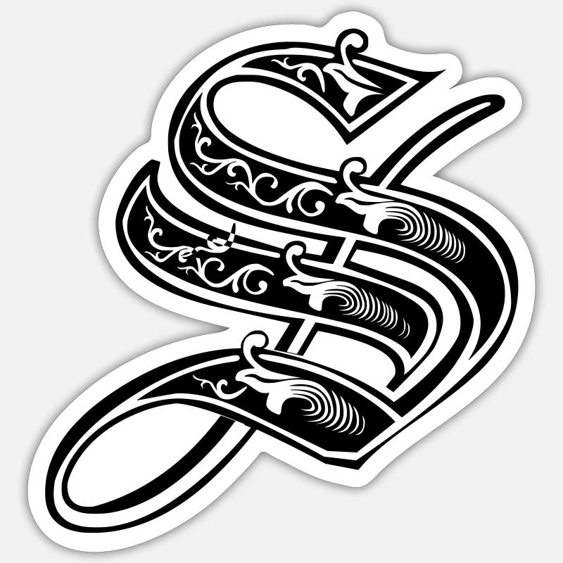 S - Sticker Größe S (10 x 10 cm) - Mattweiß