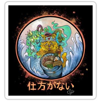 Catfish - Sticker Größe S (10 x 10 cm) - Mattweiß - Vorne