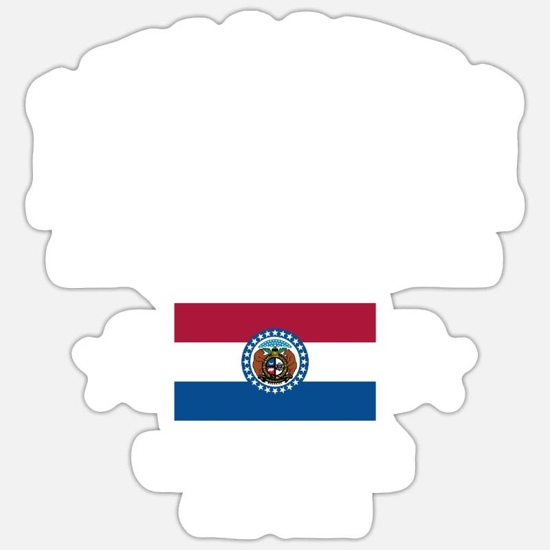 Missouri - Sticker taille S (10 x 10 cm) - blanc mat