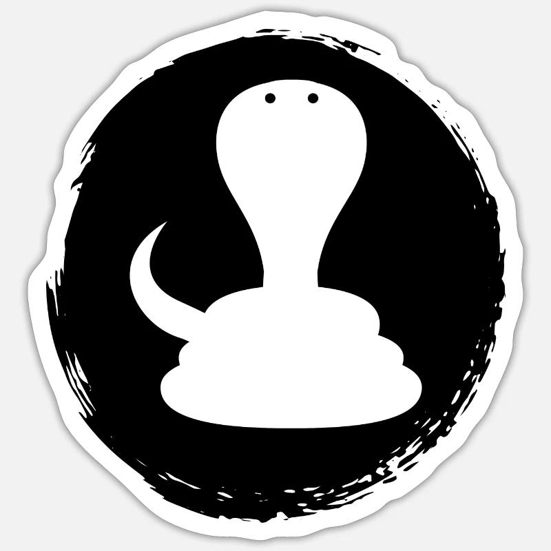 Snake Cobra Rattlesnake Sticker size S (10 x 10 cm)