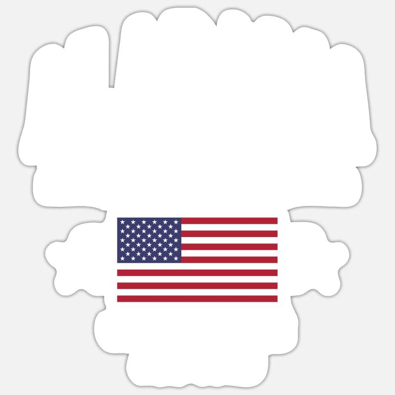 Alabama - Sticker taille S (10 x 10 cm) - blanc mat