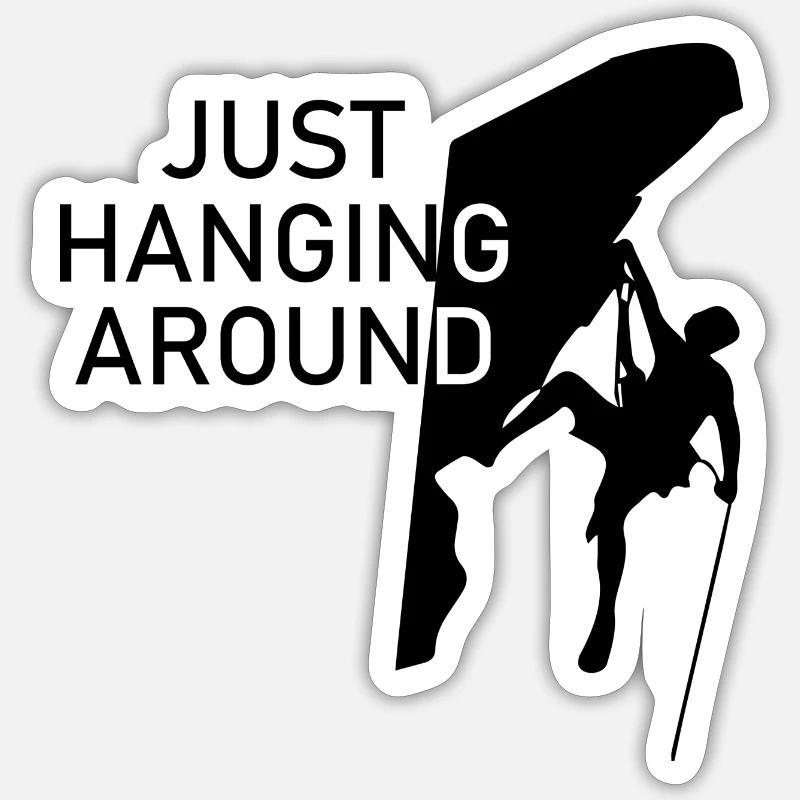 Bouldering Climbing Climbing Hiking - Sticker size S (10 x 10 cm) - white matte