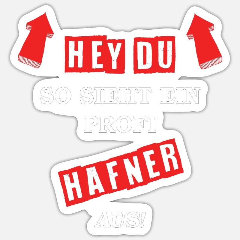 Hafner profi hafner beruf ofenbauer geschenkidee Sticker Größe S (10 x 10 cm)