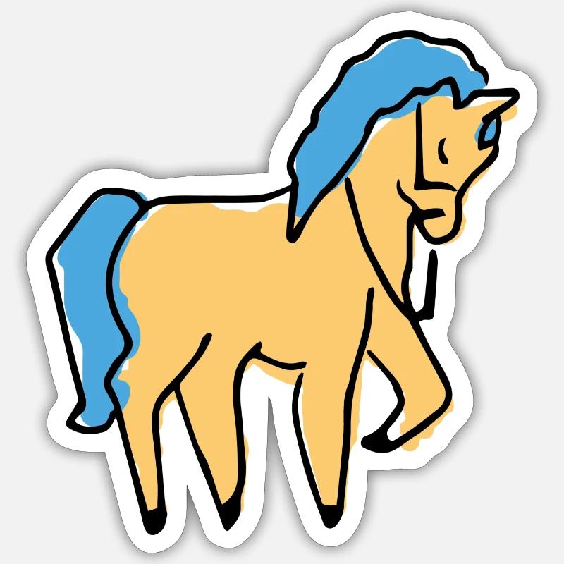 Pferdchen Sticker Größe S (10 x 10 cm)