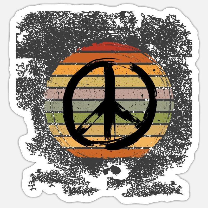 Peace Sticker Größe S (10 x 10 cm)