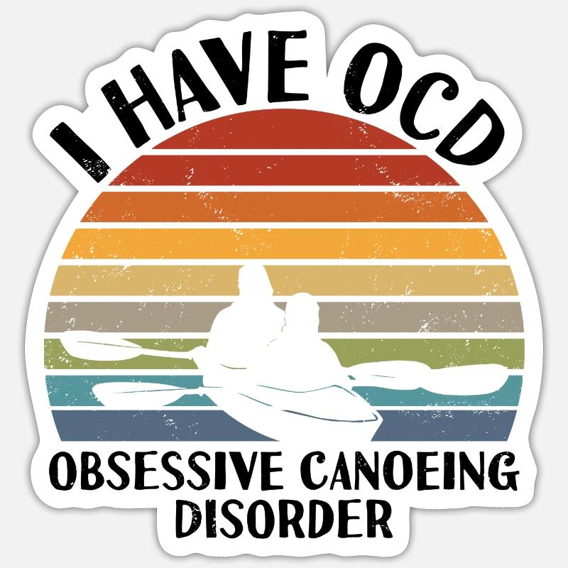 Canoe Sticker size S (10 x 10 cm)