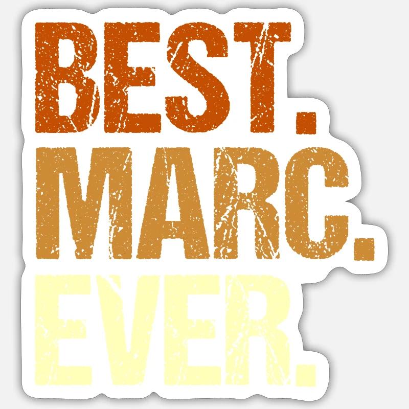 Marc Sticker taille S (10 x 10 cm)