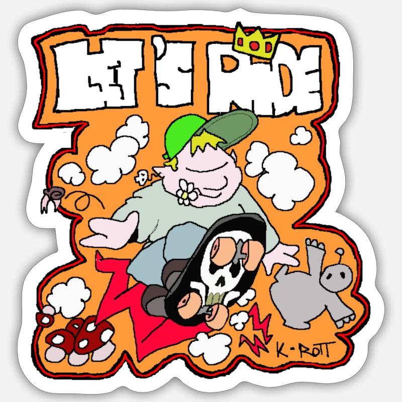 Sticker taille S (10 x 10 cm) - 