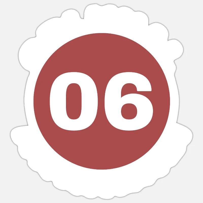 Ankara - Sticker Größe S (10 x 10 cm) - Mattweiß