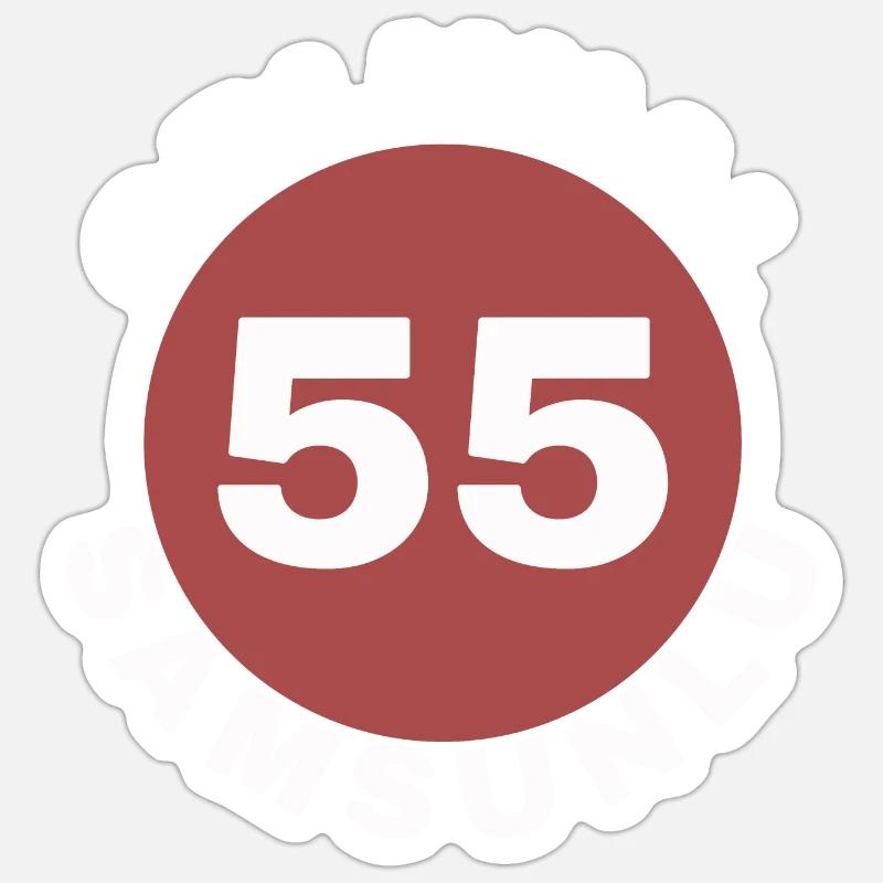 Samsun - Sticker size S (10 x 10 cm) - white matte