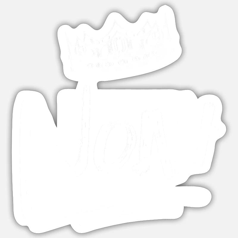 Noé - Sticker taille S (10 x 10 cm) - blanc mat