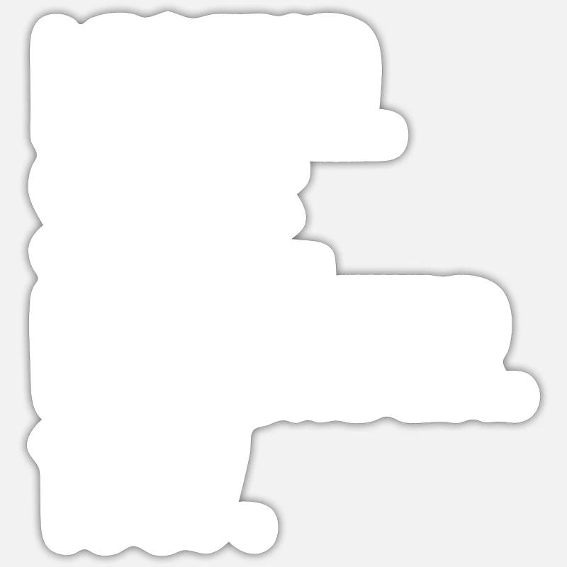 Legende seit Dezember 1997 - Sticker Größe S (10 x 10 cm) - Mattweiß