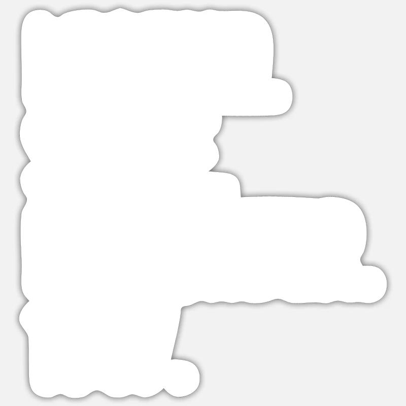 Légende depuis décembre 1987 - Sticker taille S (10 x 10 cm) - blanc mat