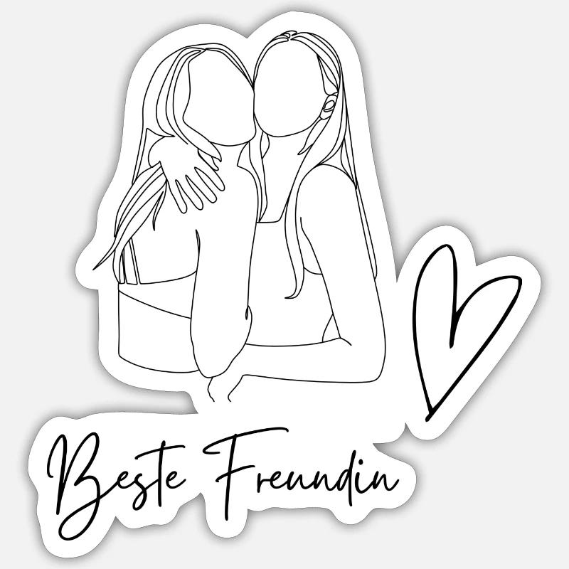 Sticker Größe S (10 x 10 cm) - 