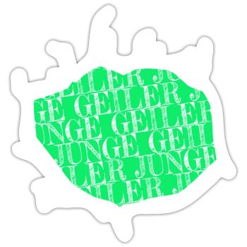 bday geburtstagsgeschenkidee witzig geschenkidee - Sticker Größe S (10 x 10 cm) - Mattweiß - Vorne
