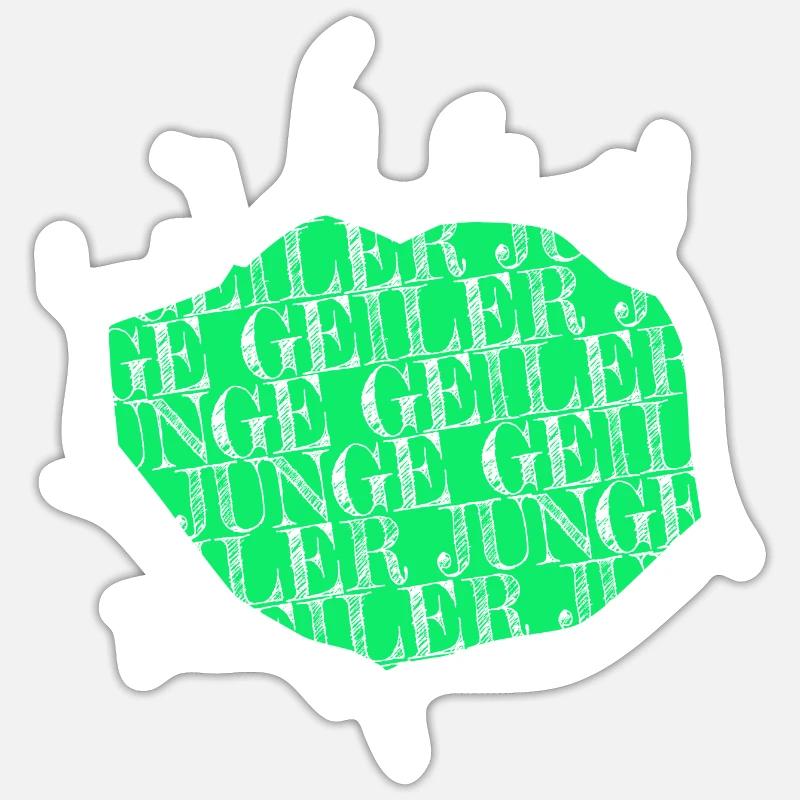 bday geburtstagsgeschenkidee witzig geschenkidee Sticker Größe S (10 x 10 cm)