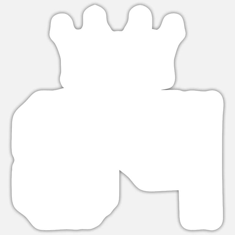 84 Number crown Sticker size S (10 x 10 cm)