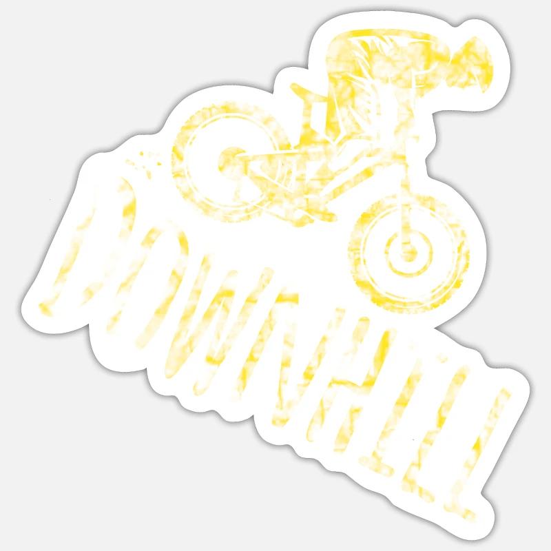 Downhill Sticker size S (10 x 10 cm)