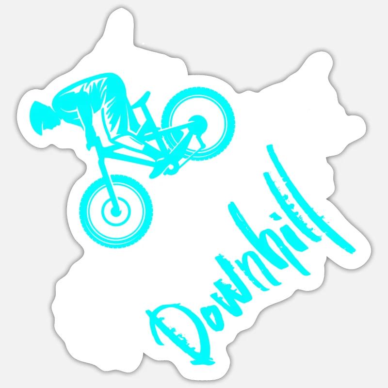 Downhill Sticker size S (10 x 10 cm)