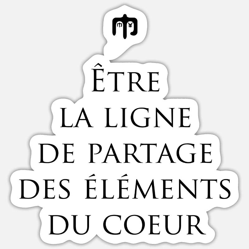 partage Sticker taille S (10 x 10 cm)