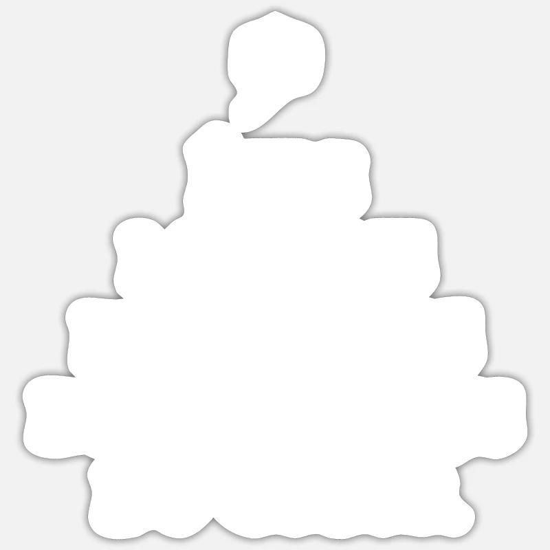 partage wite Sticker taille S (10 x 10 cm)