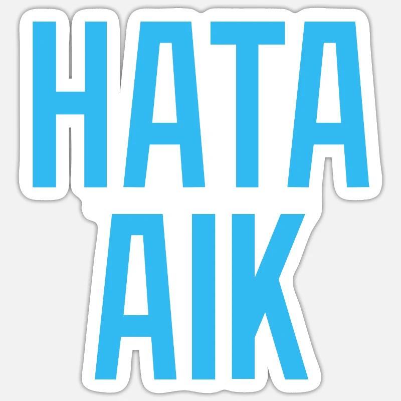 Hass - Sticker Größe S (10 x 10 cm) - Mattweiß