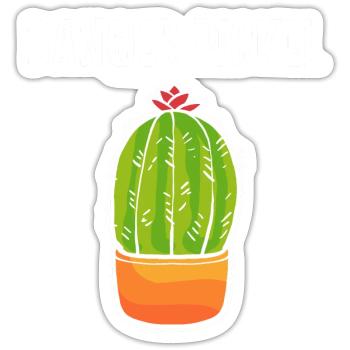 Gefahr Pickel Tanzchoreograf Geschenk - Sticker Größe S (10 x 10 cm) - Mattweiß - Vorne