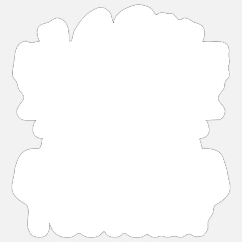 Je suis aide-soignante c'est mon super pouvoir - Sticker taille S (10 x 10 cm) - blanc mat
