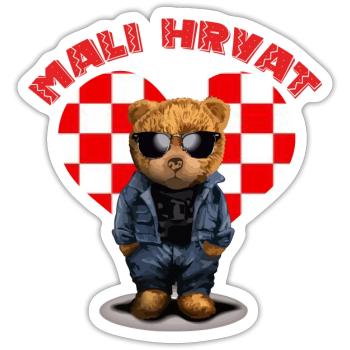 malihrvat - Sticker taille S (10 x 10 cm) - blanc mat - Devant
