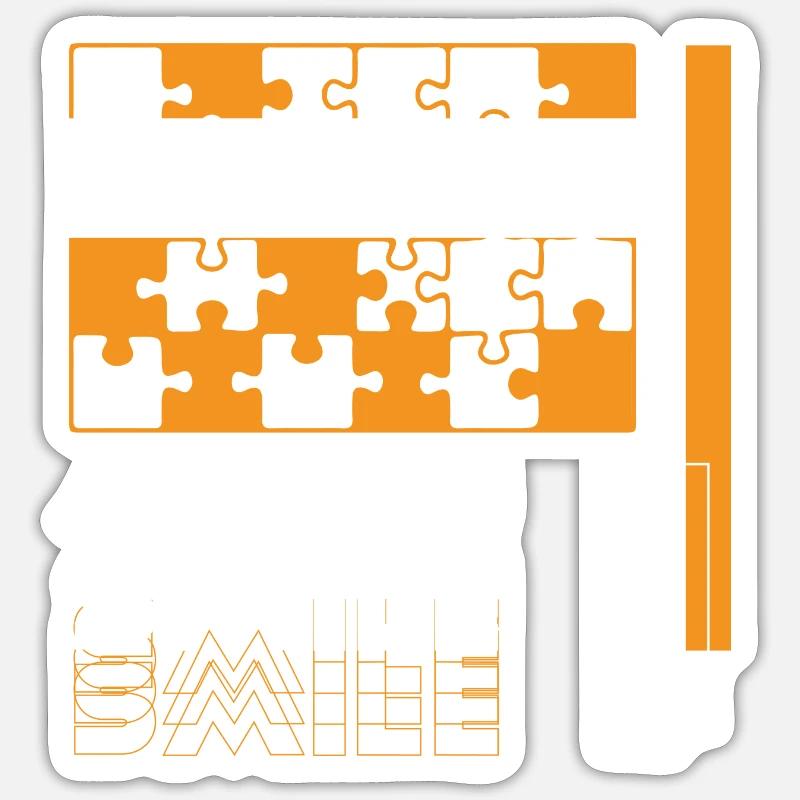 Jigsaw Puzzling Smile Hobby Puzzle Master Sticker size S (10 x 10 cm)