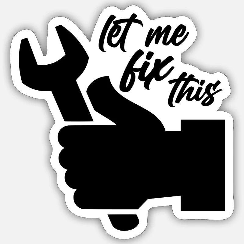Sticker Größe S (10 x 10 cm) - 