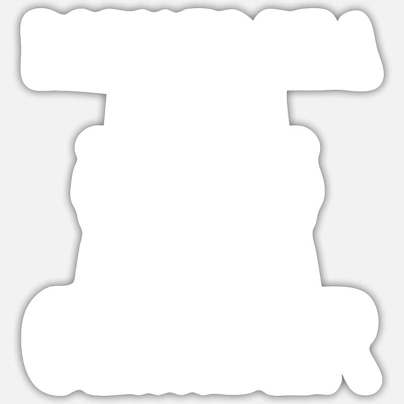 escalade - Sticker taille S (10 x 10 cm) - blanc mat
