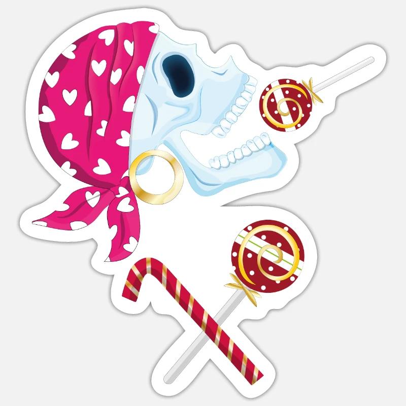 Pirate Scull Sticker size S (10 x 10 cm)