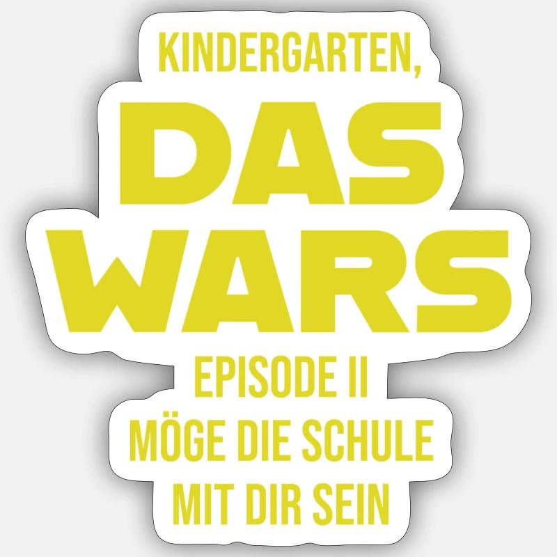 Einschulung Sticker Größe S (10 x 10 cm)