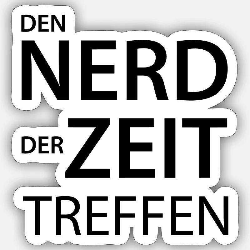 Nerd Sprüche Sticker Größe S (10 x 10 cm)
