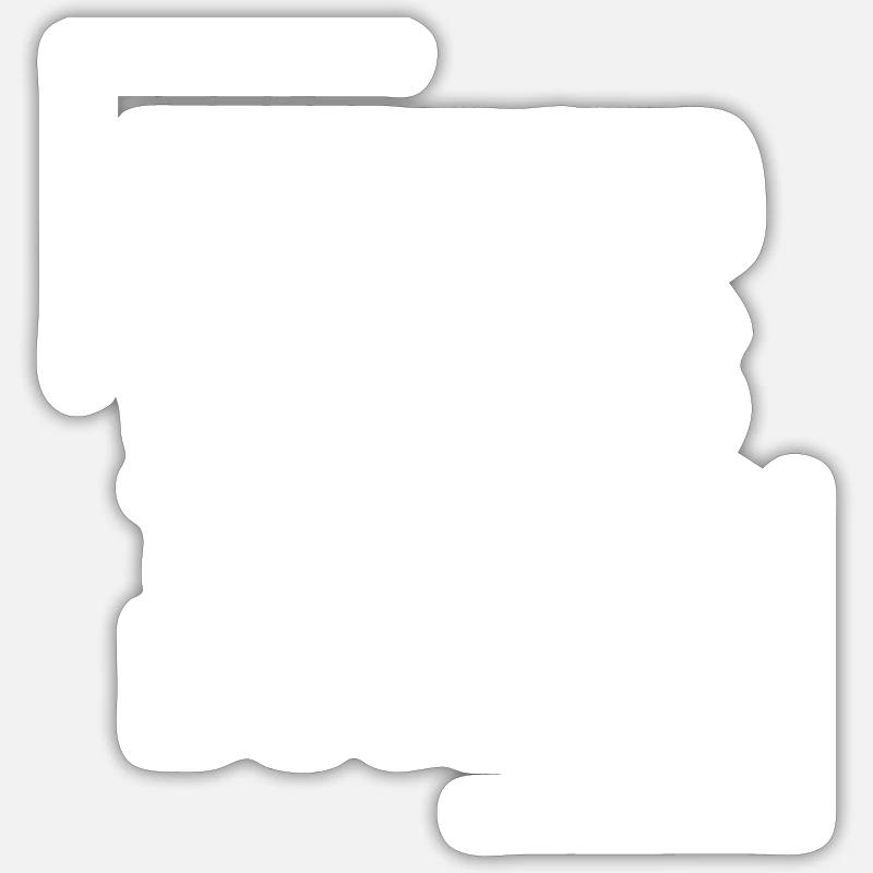 boccia patanque boule player - Sticker size S (10 x 10 cm) - white matte